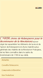 Mobile Screenshot of amis-robespierre.org